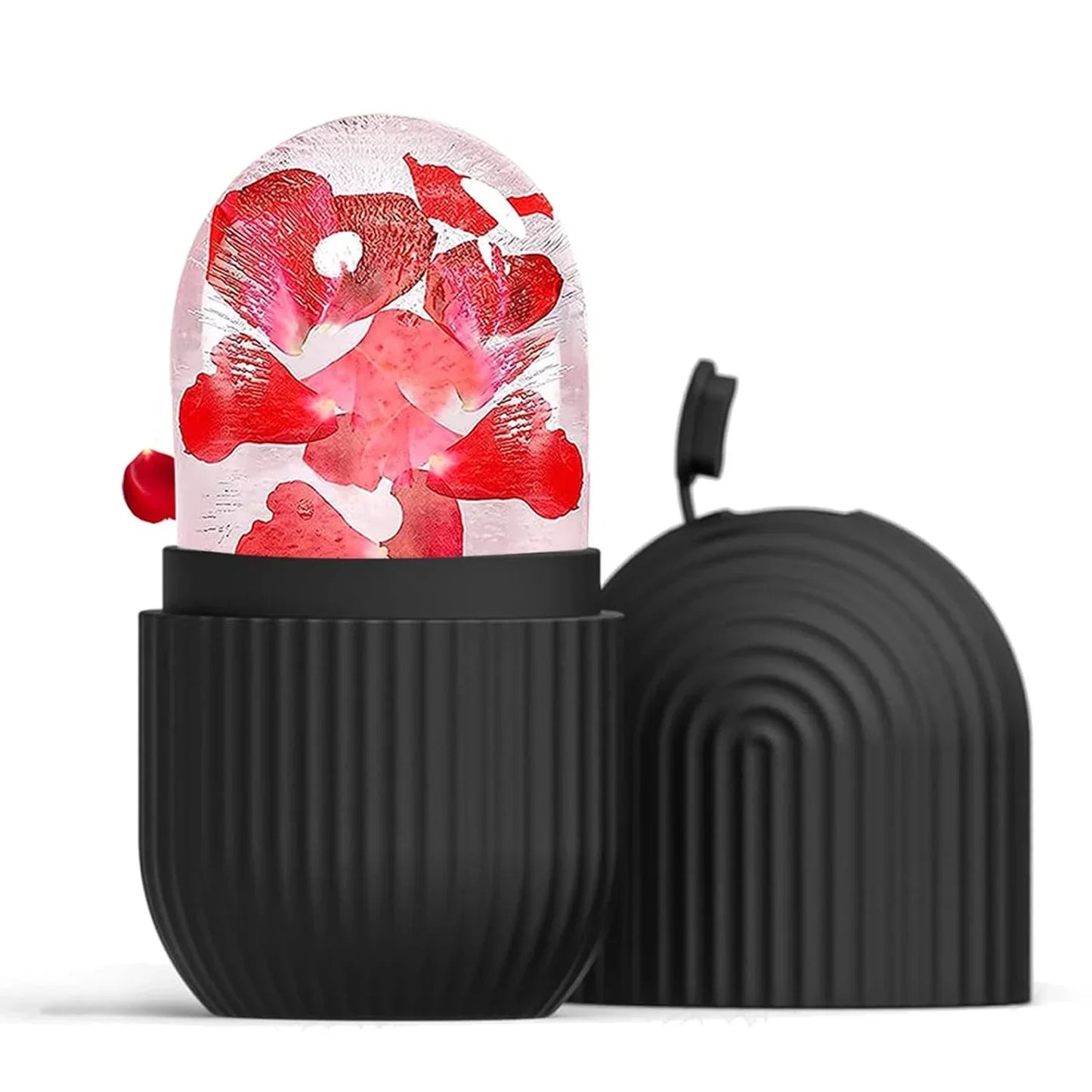 Molde de silicona para cubitos de hielo faciales de belleza facial