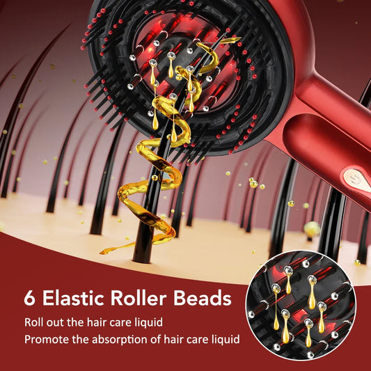 Peine de masaje vibratorio eléctrico