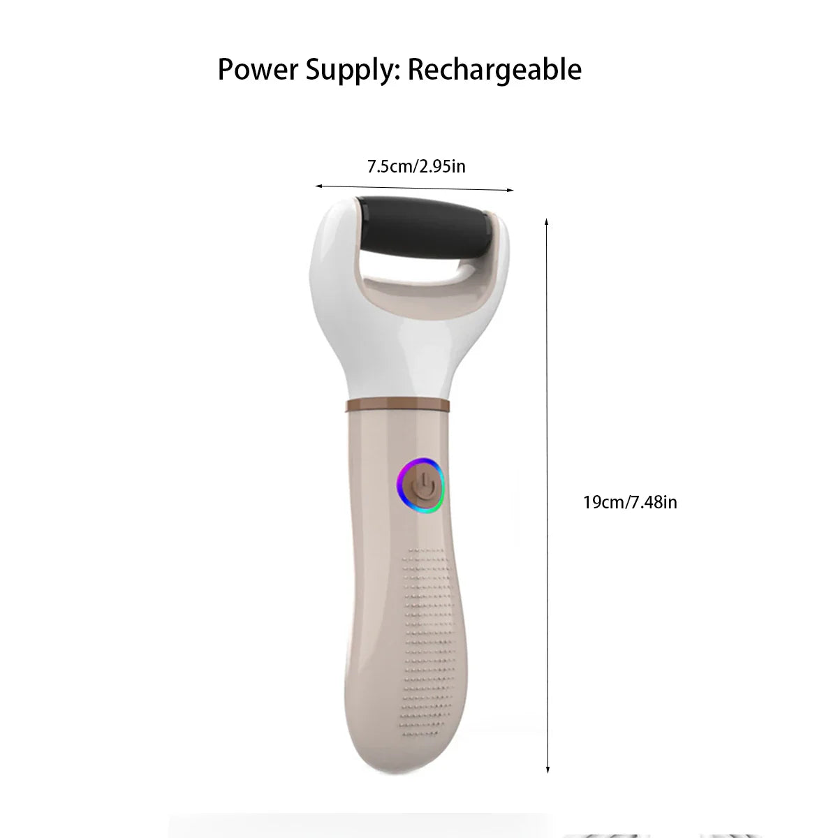 Herramienta eléctrica recargable para eliminar callos de los pies