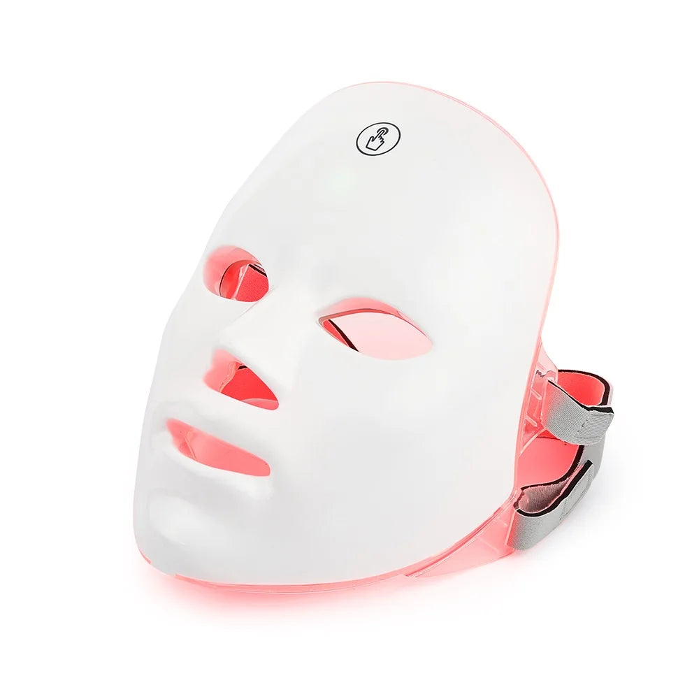 Máscara LED facial recargable