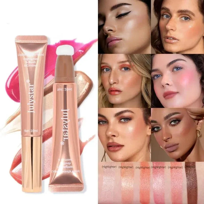 Brillo de lápiz de maquillaje multifuncional