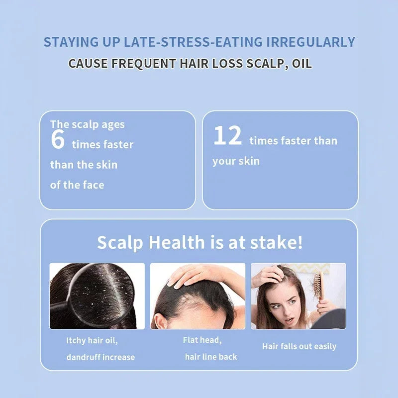 Peine masajeador con spray eléctrico para el crecimiento del cabello