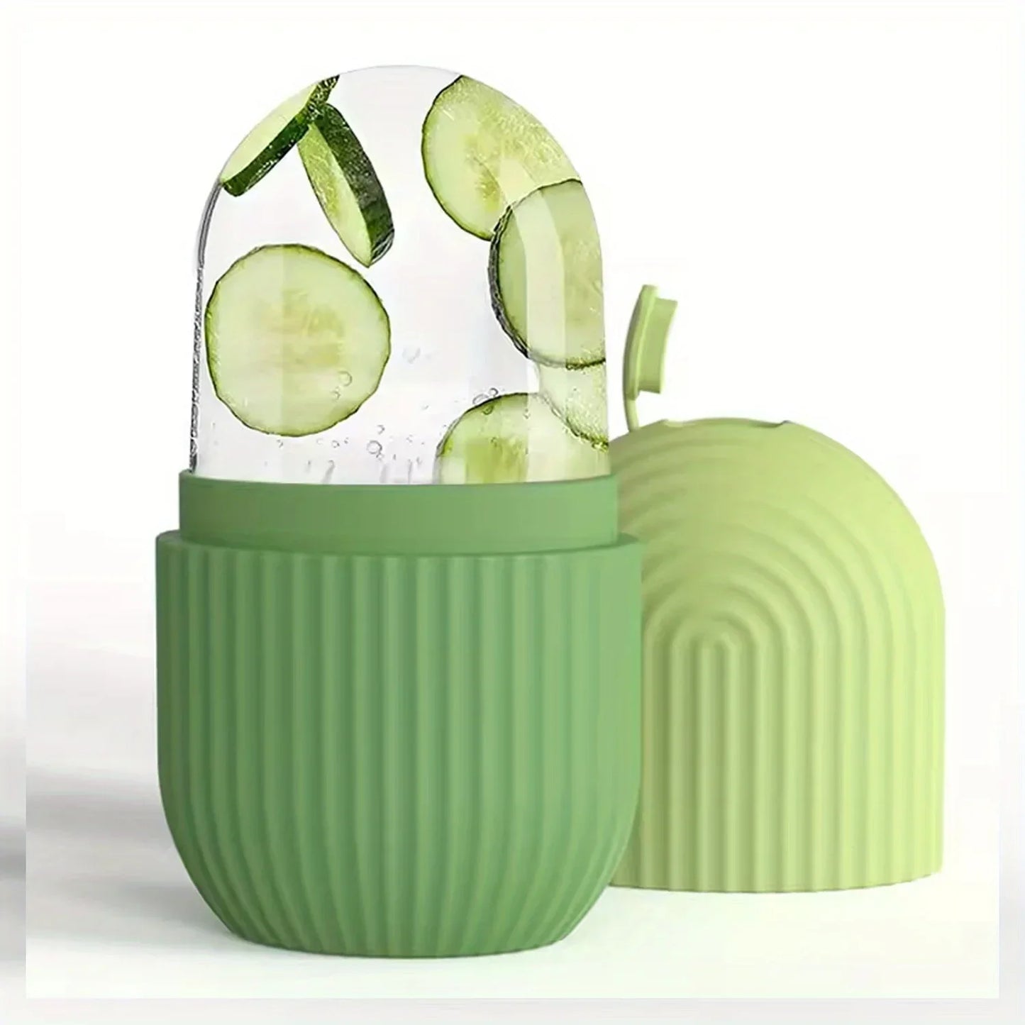 Molde de silicona para cubitos de hielo faciales de belleza facial